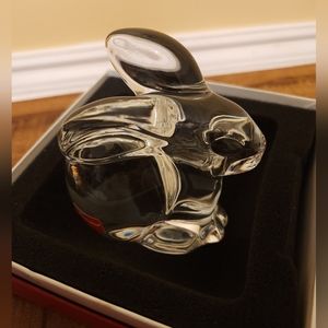 Baccarat Rabbit vintage New in box